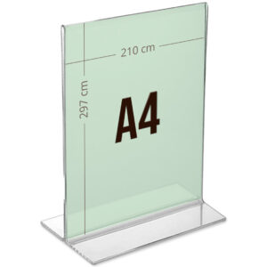 Akryl T-stander A4 højformat Kisuki