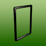 ClearGrip A7 ramme sort