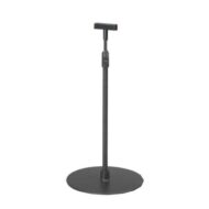 Teleskop skiltestander med rund fod