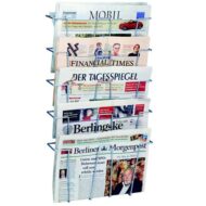 Avisholder til væg – A3 – 5 rum Kisuki