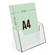 Brochureholder i akryl A4 Kisuki