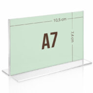 Menukortholder A7 T-stand bredformat Kisuki