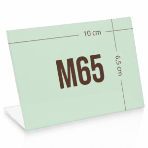 Menukortholder M65 L-stand bredformat