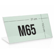 Menukortholder M65 L-stand bredformat