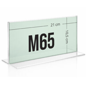 Menukortholder M65 T-stand bredformat