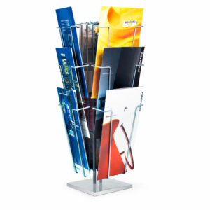 Brochure holder MENUET A4 X 9 firkantet fod